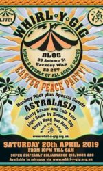 Whirl-y-gig Easter Peace Party Flyer 20 April 2019