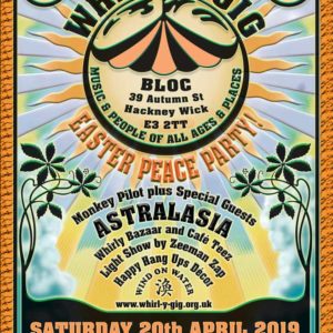 Whirl-y-Gig Easter Peace Party 20th April 2019